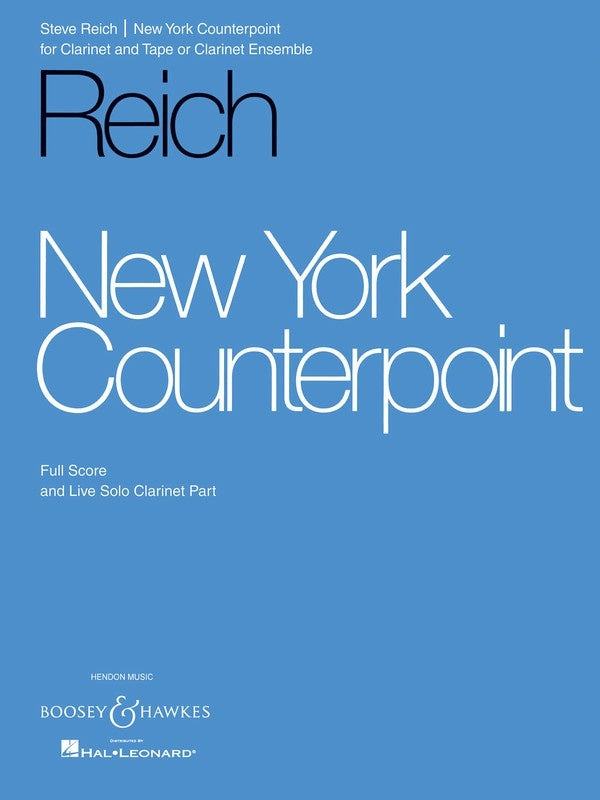 New York Counterpoint Full Sco Cla Pt