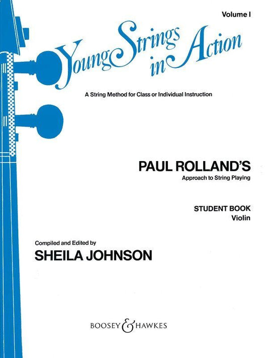 Young Strings in Action Vol 1 Violin Method Book by Boosey & Hawkes, 72 Pages