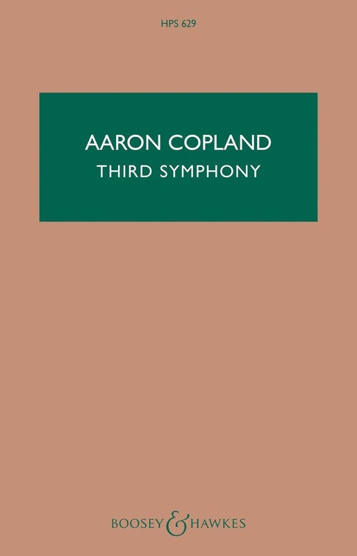 Symphony 3 Study Score