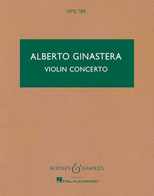 Violin Concerto Study Score (Music Score)