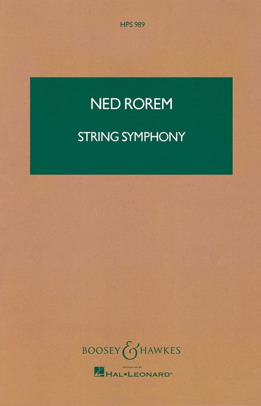 String Symphony Study Score (Music Score)