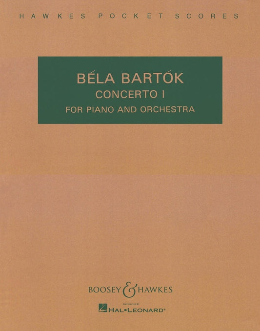 Concerto No 1 Piano and Orchestra Study Score
