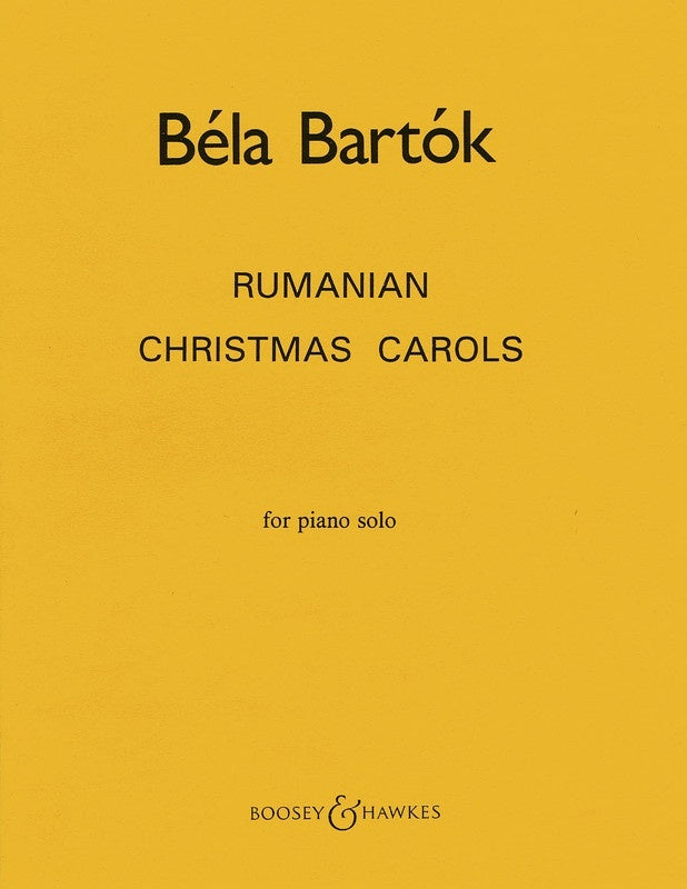 Bartok - Rumanian Christmas Carols Piano (Softcover Book)