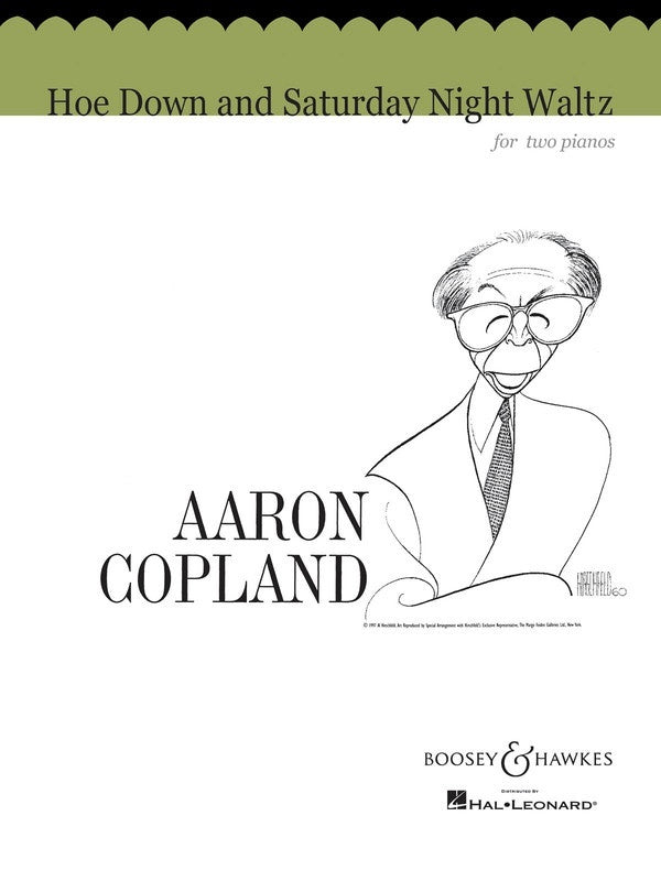 Hoe Down And Saturday Night Waltz 2 Piano 4 Hand (Softcover Book)