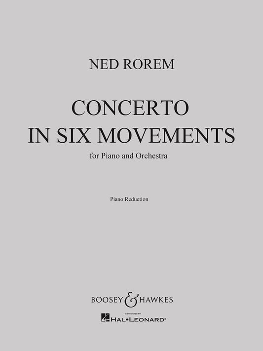 Concerto In 6 Mvmnt Piano (Softcover Book)