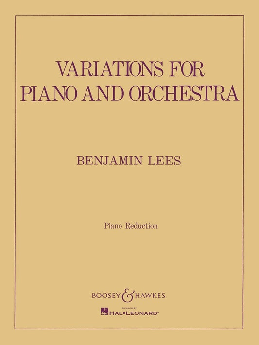 Variations For Piano Orc (Softcover Book)