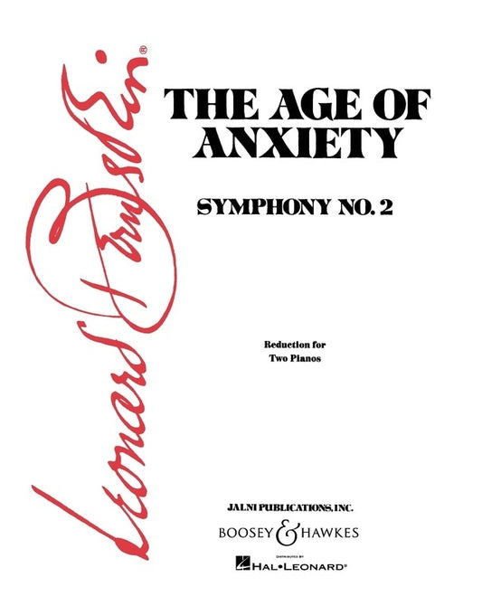 Age Anxiety Sym2 2Piano (Softcover Book)