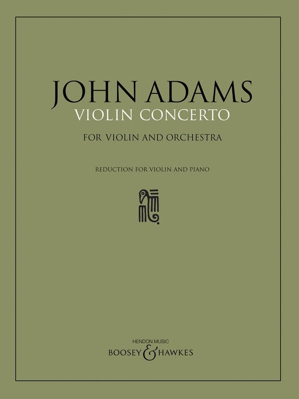 Violin Concerto John Adam Violin Piano (Softcover Book)