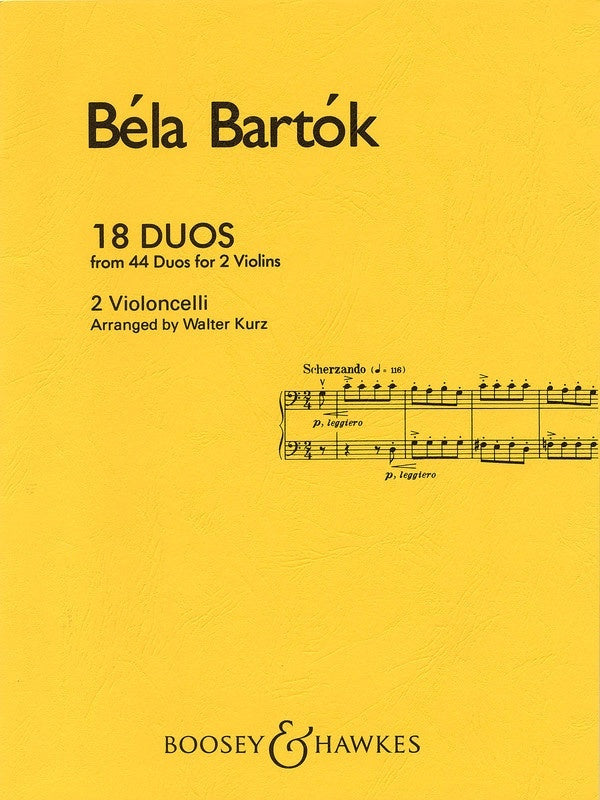 18 Duos For Two Cellos (Softcover Book)