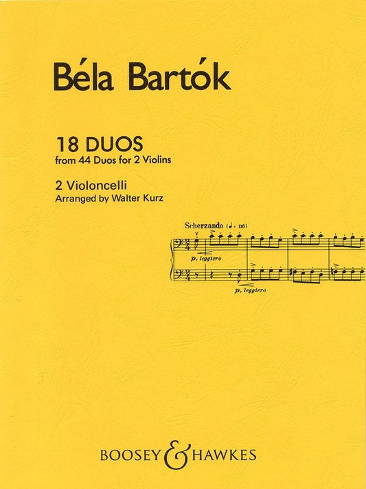 18 Duos For Two Cellos (Softcover Book)