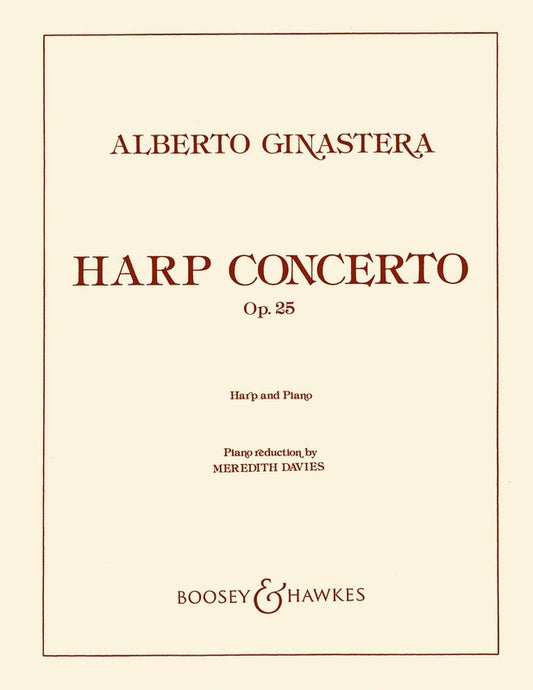 Harp Concerto Harp Piano (Softcover Book)