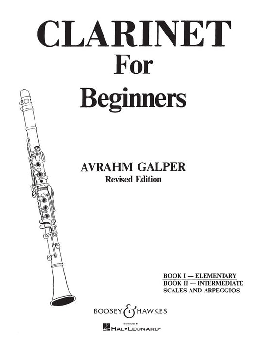 Clarinet For Beginners Book 1 (Softcover Book)