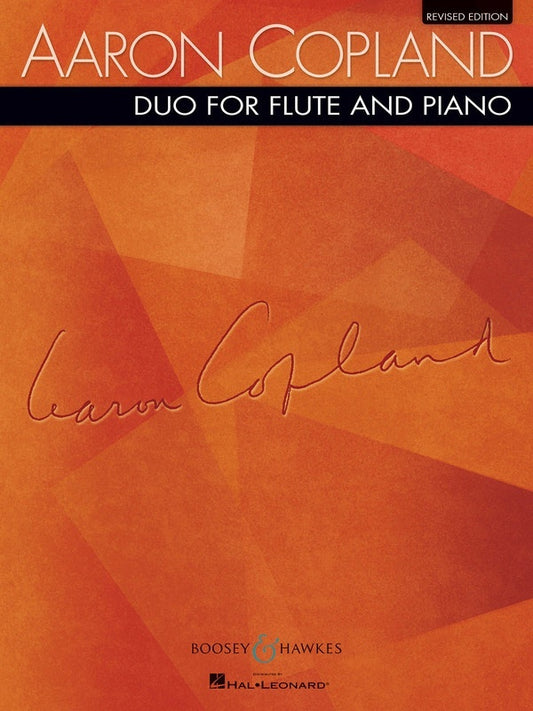 Copland - Duo For Flute And Piano (Softcover Book)