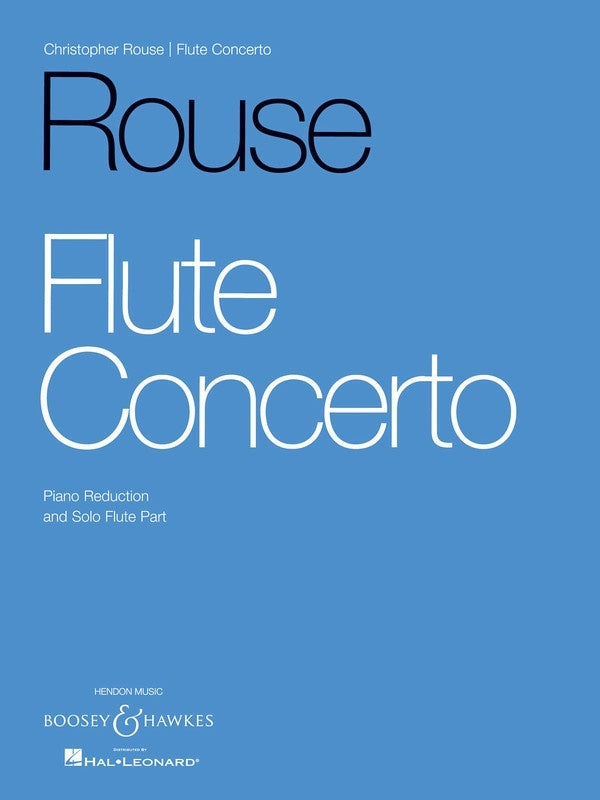 Rouse - Flute Concerto Flute/Piano (Softcover Book)