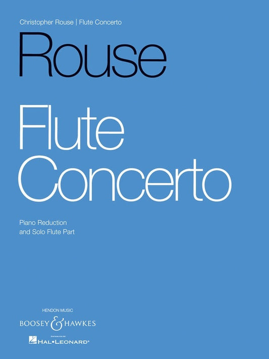 Rouse - Flute Concerto Flute/Piano (Softcover Book)