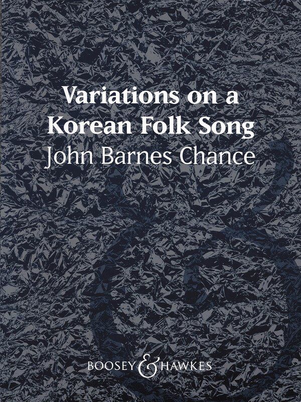 Variations on a Korean Folk Song for Band - Boosey & Hawkes