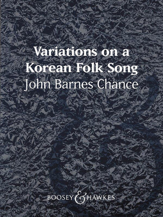 Variations on a Korean Folk Song for Band - Boosey & Hawkes