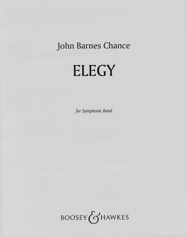 Elegy Score/Parts