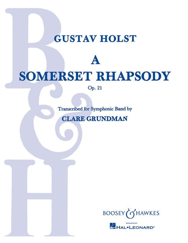 A Somerset Rhapsody Concert Band  Score/Parts