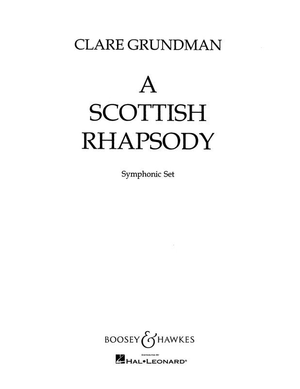 Scottish Rhapsody Sc