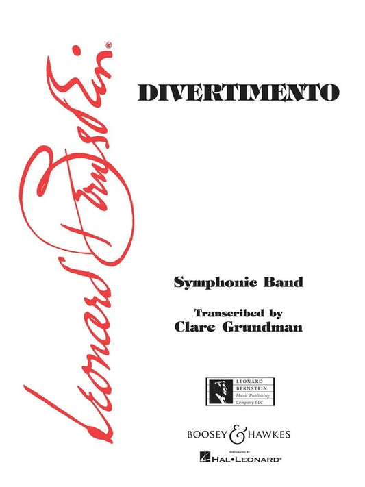 Bernstein - Divertimento Concert Band  Score/Parts