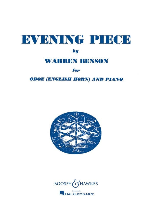 Evening Piece Oboe Piano (Softcover Book)