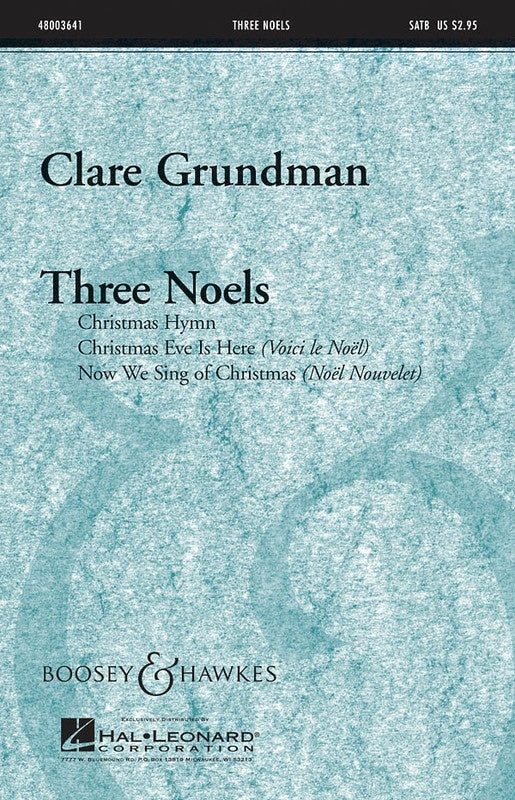 3 Noels Cndnsd Sco Piano (Music Score)