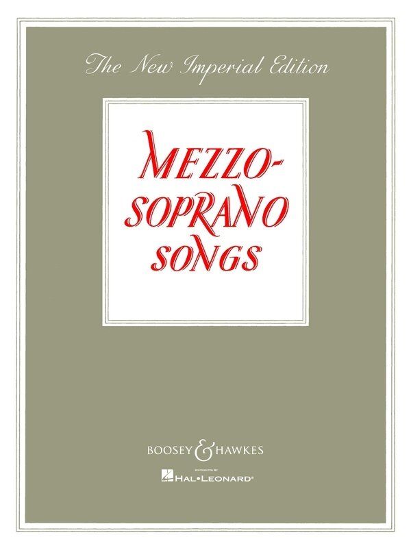Mezzo-Soprano Songs Imperial Edition PV Vocal Score by Boosey & Hawkes