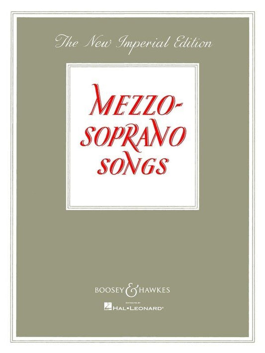 Mezzo-Soprano Songs Imperial Edition PV Vocal Score by Boosey & Hawkes
