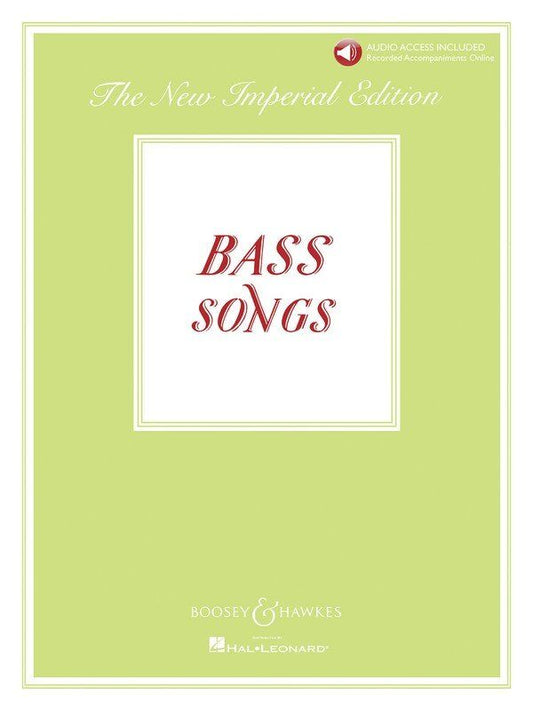 Bass Songs Imperial Edition Piano/Vocal with Online Audio Access by Boosey & Hawkes
