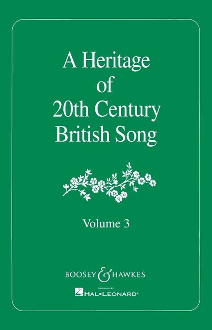 Heritage Of 20th Century British Song Vol 3 — view 2