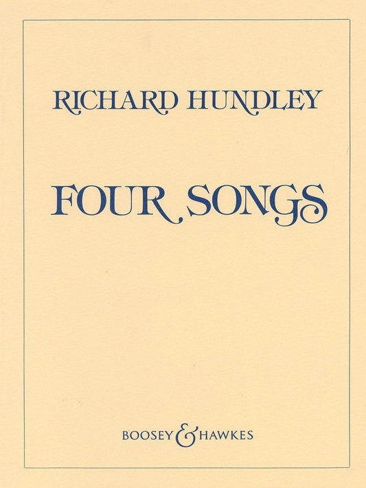 Four Songs Voc/Piano (Softcover Book)