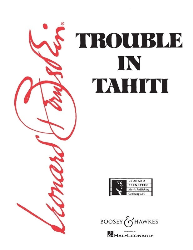 Trouble In Tahiti Voc Sc