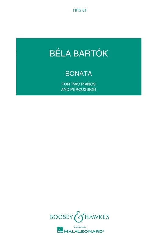 Sonata For Two Pianos And Percussion Study Sc (Music Score)