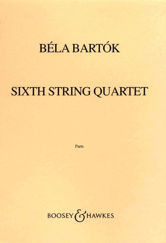 String Quartet No 6 Set Of Parts (1939) (Set of Parts)