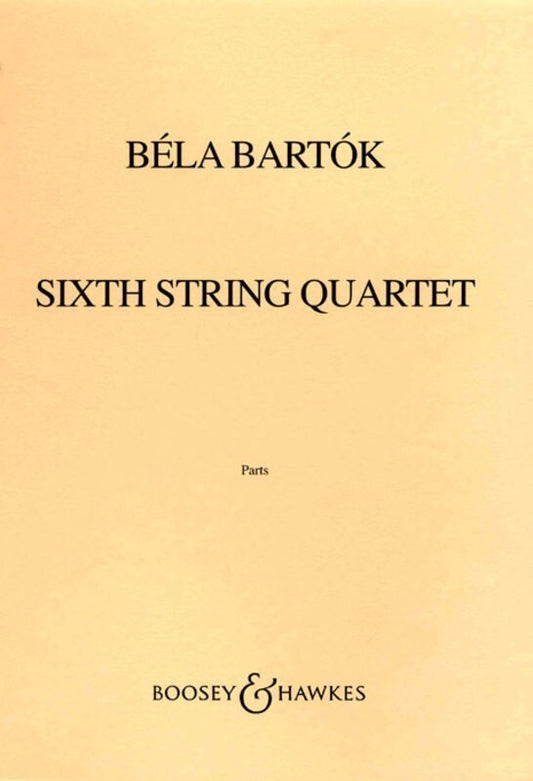 String Quartet No 6 Set Of Parts (1939) (Set of Parts)