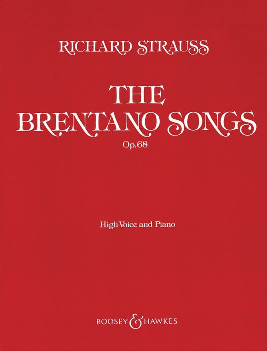 Brentano Songs Op 68 High Voice