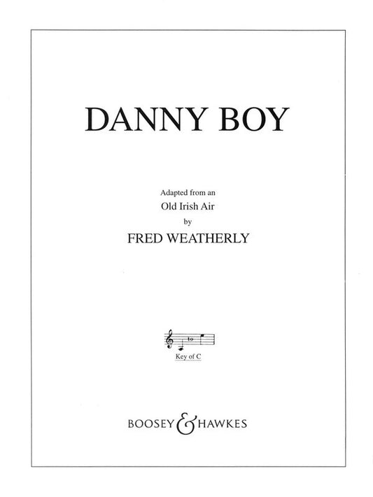 Danny Boy Low (C) Single Sheet