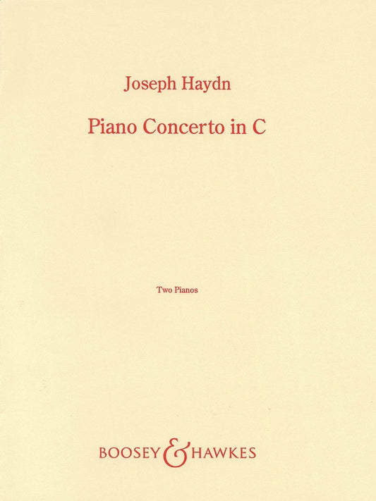 Piano Concerto In C 2 Pianos 4 Hands (Softcover Book)
