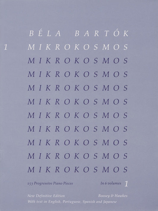 Bartok - Mikrokosmos Vol 1 Blue