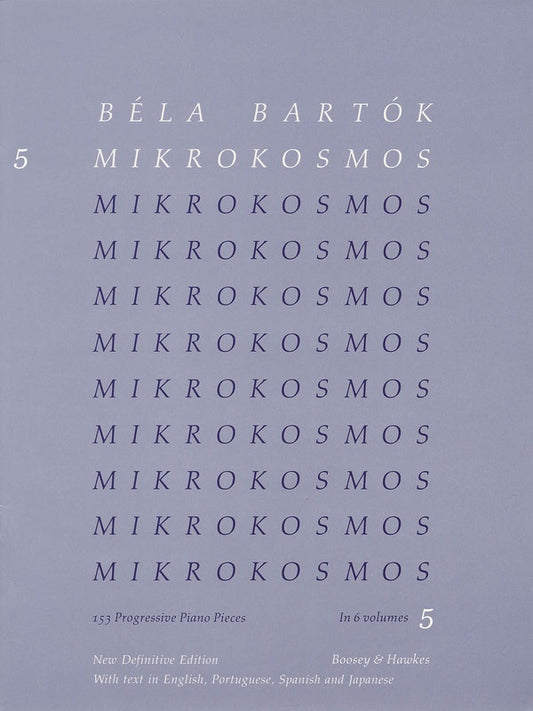 Bartok - Mikrokosmos Vol 5 Blue