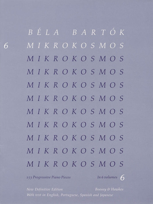 Bartok - Mikrokosmos Vol 6 Blue