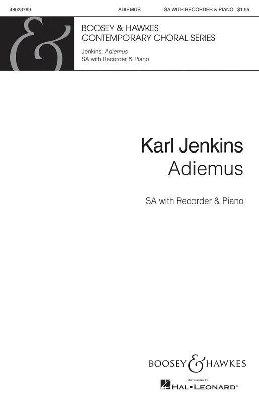 Adiemus Theme Satb (Boosey & Hawkes)