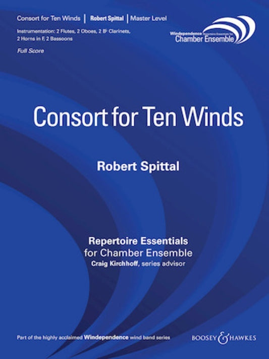 Spittal - Consort For Ten Winds Score/Parts