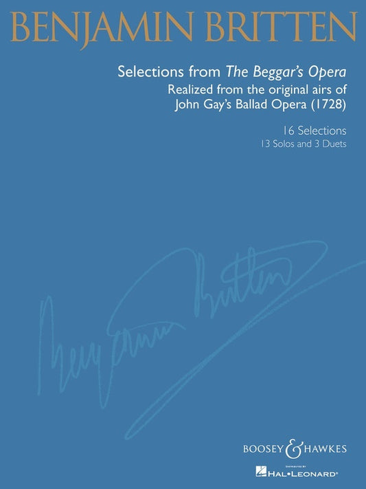Selections From Beggars Opera Various Voices