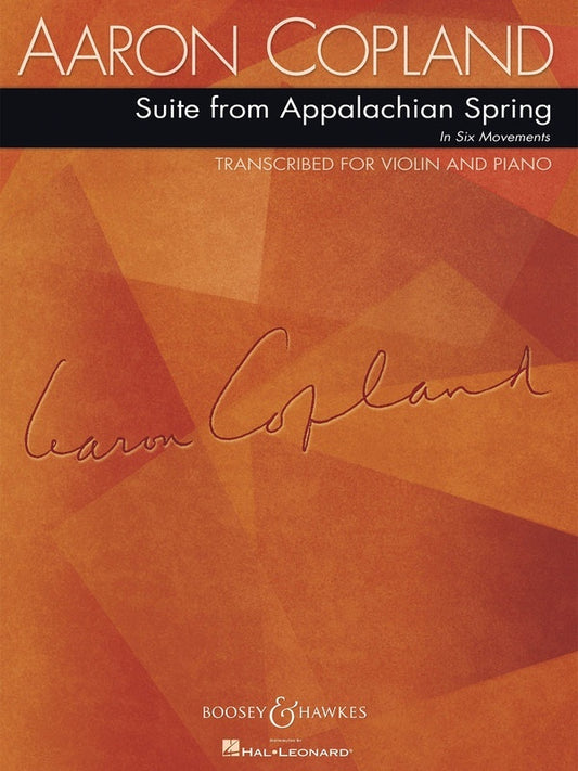 Suite From Appalachian Spring Violin Piano (Softcover Book)