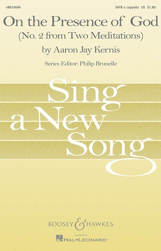On The Presence Of God SATB A Cappella