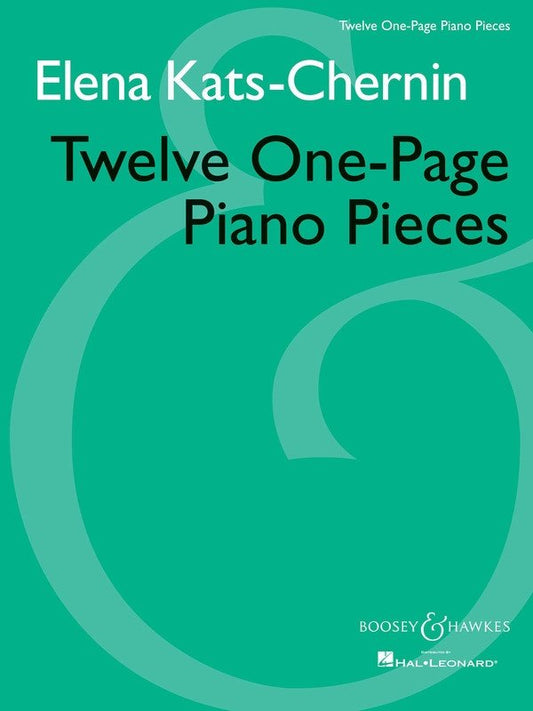 Kats-Chernin: Twelve One-Page Piano Pieces — Piano Solo (Boosey & Hawkes)