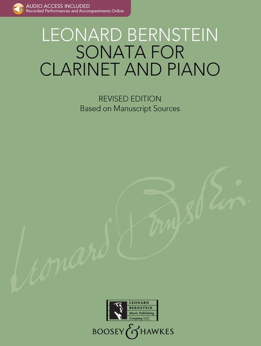 Bernstein - Sonata For Clarinet/Piano Revised Book/CD (Softcover Book/CD)