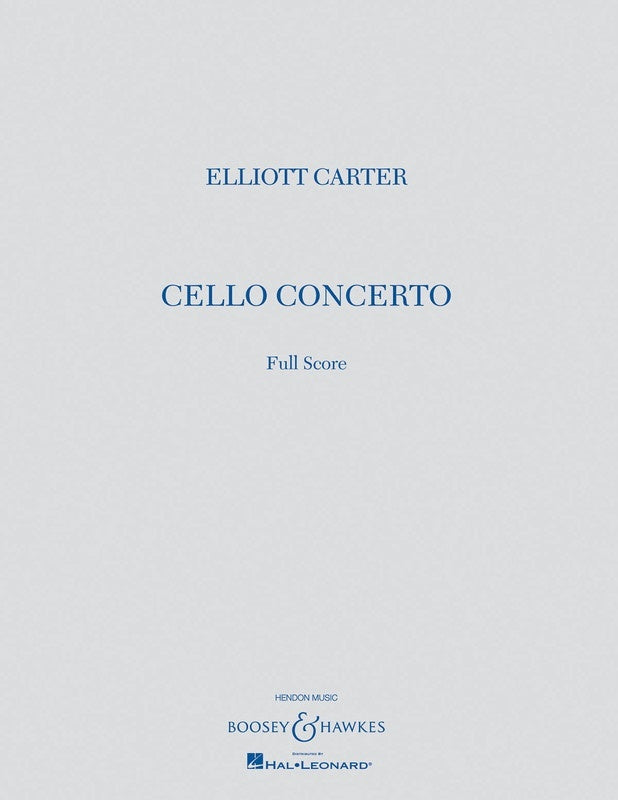 Cello Concerto Full Score (Softcover Book)